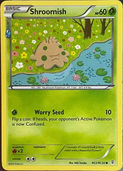 Shroomish Radiant Collection - RC2/RC32 - Generations Pokemon 2016 - Image 1
