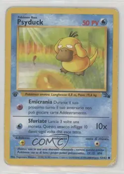 Psyduck Italian 1st Ed. Pokemon Fossil #53 1999 - Image 1