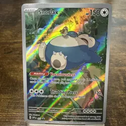 Pokemon TCG Snorlax 051 Scarlet & Violet Black Star Promo Rare Holo NM - Image 1