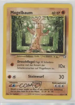 Sudowoodo German Pokemon Neo Genesis #77 2000 - Image 1
