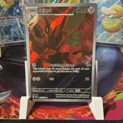 Pokemon TCG Scizor 205/197 SV03 Obsidian Flames Holo Illus Rare English - Image 1