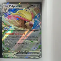 Pokemon Pidgeot ex 164/197 SV03: Obsidian Flames Ultra Rare Full Art Holo 280 - Image 1
