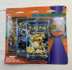 2016 Pokemon TCG XY Phantom Forces Evolutions 3 Pack Blister Pins Sealed Lot - Image 2
