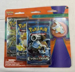 2016 Pokemon TCG XY Phantom Forces Evolutions 3 Pack Blister Pins Sealed Lot - Image 4