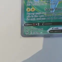 Pokemon TCG Rotom V 176/196 Lost Origin Ultra Rare Full Art Holo EN 2022 - Image 4