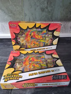 Pokemon Ascended Heroes - 4 boxes bundle!! Sealed!! 2 Meganium, 2 Emboar - Image 2
