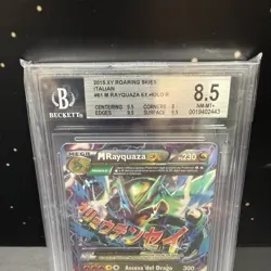 M RAYQUAZA EX 61 ITA BGS 8.5 NM-MT+ POKEMON GRADATA ITALIANA FURIE VOLANTI HOLO - Image 3