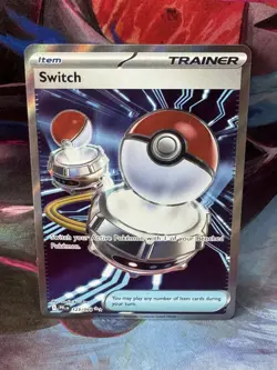 Pokemon Switch 123/094 Phantasmal Flames Ultra Rare Full Art Holo 123/094 - Image 2