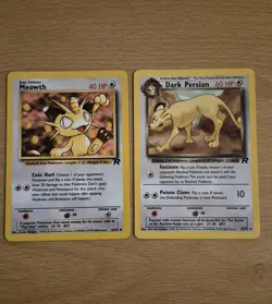 Pokemon TCG Team Rocket Bundle Dark Persian and Meowth - Image 1