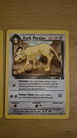 Pokemon TCG Team Rocket Bundle Dark Persian and Meowth - Image 2