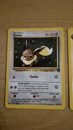 Pokemon TCG Team Rocket Bundle Dark Jolteon and Eevee - Image 3