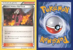MAXIE'S HIDDEN BALL TRICK 133/160 UNCOMMON PRIMAL CLASH POKEMON NEAR MINT - Image 3