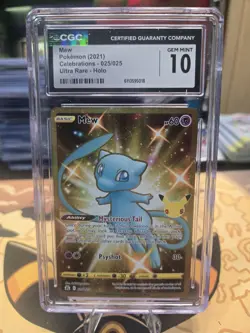 Pokemon Celebrations Gold Mew 025/025 CGC GEM MINT 10 - Image 1