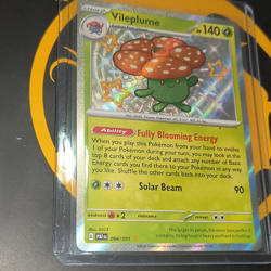 The Pokemon Company Vileplume 094/091 SV: Paldean Fates Shiny Rare Holo 140 HP - Image 1