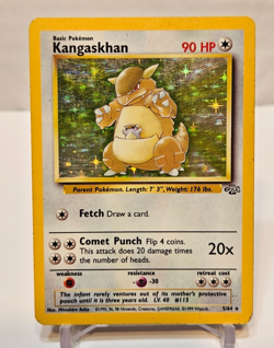 Kangaskhan 5/64 Holo Rare Unlimited Jungle Pokemon 1724 - Image 1