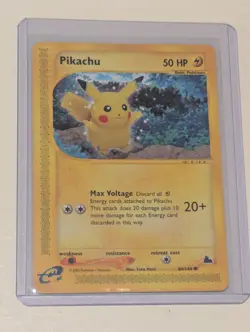 Pikachu 84/144 Skyridge Regular Non-Holo Rare Pokemon TCG Nintendo E-Reader - Image 1
