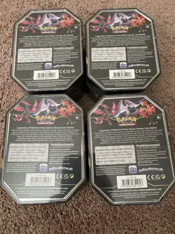 Crown Zenith Pokemon sealed Tins lot x4 (2xMoltres, 2xZapdos) - Image 2