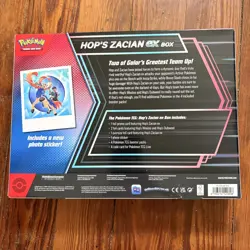 Pokemon TCG Hop's Zacian EX Box - Sealed New W/ Promos + 4 Booster Packs - Image 2