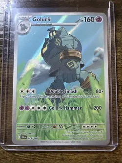 Golurk 123/086 Holo Illustration Rare Black Bolt Pokemon Near Mint - Image 1