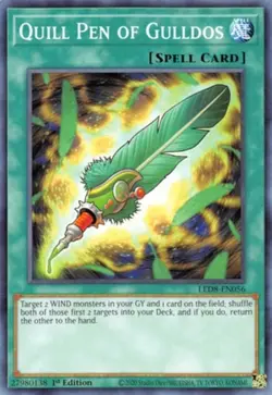 Quill Pen of Gulldos - LED8-EN056 - Common - 1st Edition - Lightly Played - Image 1