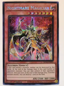 Nightmare Magician MP24-EN093 (Prismatic Secret Rare) (NM) 1st Edition Yugioh! - Image 1