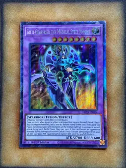 Yugioh Gilti-Gearfried the Magical Steel Knight KICO-EN014 Collector Rare 1st NM - Image 1