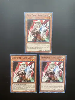 Yugioh Ghost Ogre & Snow Rabbit SDAZ-EN017 Common 1st Edition NM/LP X3 - Image 1