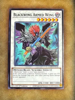 Yugioh Blackwing Armed Wing L5DD-ENC28 Common 1st Ed NM - Image 1