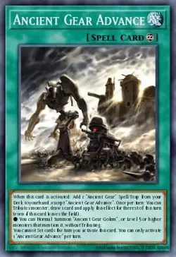 YUGIOH MP25-EN194 Ancient Gear Advance Ultra 1st Edition NM - Image 1
