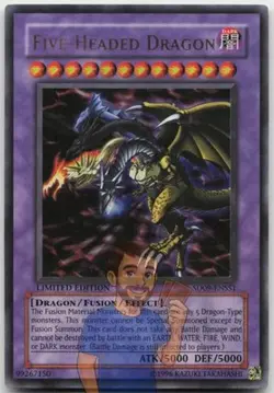 Five-Headed Dragon SD09-ENSS1 Ultra Rare Limited Edition Lightly Played Yugioh - Image 1
