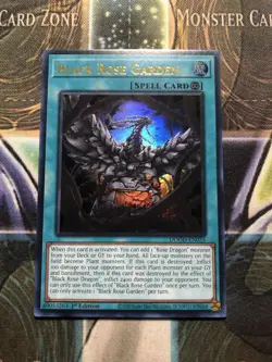 *** BLACK ROSE GARDEN *** 1ST EDITION ULTRA RARE DOOD-EN055 YUGIOH! - Image 1
