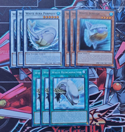 White Aura Common Deck Core 9 Card YuGiOh Porpoise White Sunfish Reincarnation - Image 1