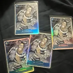 Mr.3 (Galdino) Playset X4 OP16-056 One Piece Card Game NM English SR SHIP FAST - Image 1