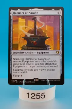 MTG Hammer of Nazahn Commander Masters Regular #388 - Image 1