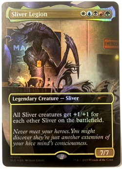 MTG Sliver Legion (Rainbow Foil) Secret Lair Drop 1310 NM - Image 1