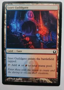 MTG Magic The Gathering Card Izzet Guildgate Land Gate Return To Ravnica - Image 1