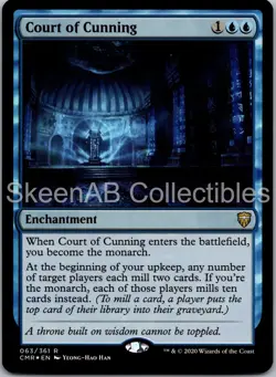 MTG SkeenAB Court of Cunning FOIL Commander Legends NM - Image 1