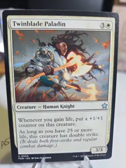 Twinblade Paladin FDN 503 Foundations Magic The Gathering MTG NM - Image 1