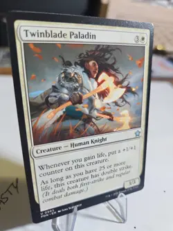 Twinblade Paladin FDN 503 Foundations Magic The Gathering MTG NM - Image 2