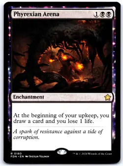 Phyrexian Arena 180 R Foundations Magic: The Gathering NM/M - Image 1