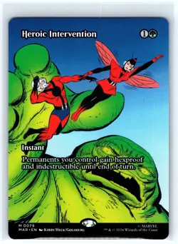 Heroic Intervention (0079) (Borderless) 79 Marvel Universe Eternal-Legal NM - Image 1