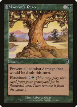 MTG Moment's Peace - 251 / English / Moderately Played - Image 1