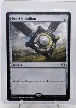 Magic: The Gathering, Pearl Medallion, Commander Masters, 0401, Rare, 2023 - Image 1