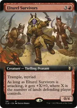 Foil - Elturel Survivors (Extended Art) - 581 / NM / English MTG - Image 1