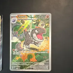 Pokemon TCG Holo Promo 2 Card Lot: Iono's Bellibolt ex SVP 194 + Tyrunt MEP 070 - Image 3