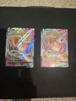 Pokemon TCG Mew VMAX 114/264 Ultra Rare Fusion Strike (SET OF 2) - Image 1