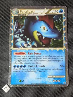 Feraligatr HGSS07 - HGSS Black Star Promo Holo Rare Pokemon TCG MP - Image 1