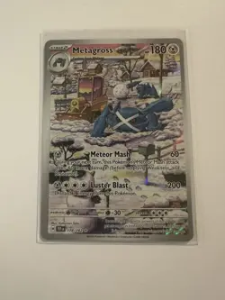 Pokemon TCG Metagross 178/162 Temporal Forces Holo Card Illustration Rare - Image 1