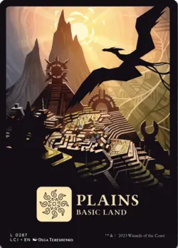 MTG Plains (0287) Normal NM The Lost Caverns of Ixalan Magic 287 - Image 1