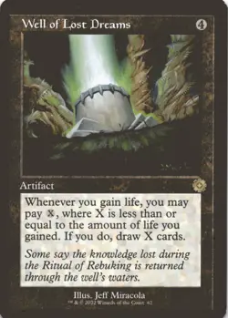 MTG Well of Lost Dreams Normal NM The Brothers' War: Retro Frame Artifacts Magic - Image 1